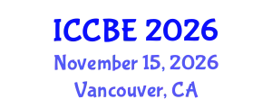 International Conference on Chemical and Biochemical Engineering (ICCBE) November 15, 2026 - Vancouver, Canada