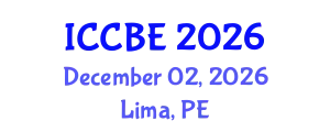 International Conference on Chemical and Biochemical Engineering (ICCBE) December 02, 2026 - Lima, Peru