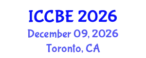 International Conference on Chemical and Biochemical Engineering (ICCBE) December 09, 2026 - Toronto, Canada