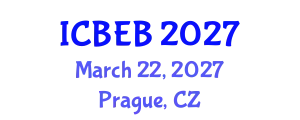 International Conference on Biochemical Engineering and Bioengineering (ICBEB) March 22, 2027 - Prague, Czechia