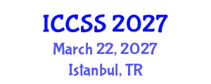 International Conference on Computational and Statistical Sciences (ICCSS) March 22, 2027 - Istanbul, Turkey