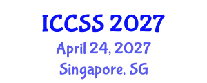 International Conference on Computational and Statistical Sciences (ICCSS) April 24, 2027 - Singapore, Singapore