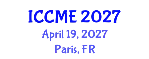International Conference on Chemical and Molecular Engineering (ICCME) April 19, 2027 - Paris, France
