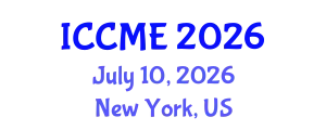 International Conference on Chemical and Molecular Engineering (ICCME) July 10, 2026 - New York, United States
