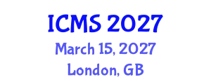 International Conference on Modeling and Simulation (ICMS) March 15, 2027 - London, United Kingdom