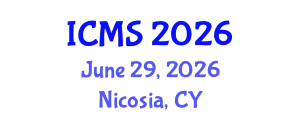 International Conference on Modeling and Simulation (ICMS) June 29, 2026 - Nicosia, Cyprus