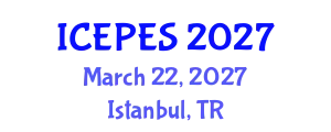 International Conference on Electrical Power and Energy Systems (ICEPES) March 22, 2027 - Istanbul, Turkey