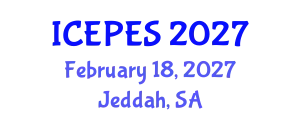 International Conference on Electrical Power and Energy Systems (ICEPES) February 18, 2027 - Jeddah, Saudi Arabia