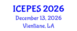 International Conference on Electrical Power and Energy Systems (ICEPES) December 13, 2026 - Vientiane, Laos