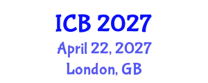 International Conference on Biology (ICB) April 22, 2027 - London, United Kingdom
