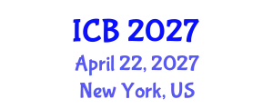 International Conference on Biology (ICB) April 22, 2027 - New York, United States