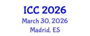 International Conference on Chemistry (ICC) March 30, 2026 - Madrid, Spain