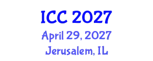International Conference on Chemistry (ICC) April 29, 2027 - Jerusalem, Israel