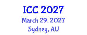 International Conference on Chemistry (ICC) March 29, 2027 - Sydney, Australia