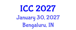 International Conference on Chemistry (ICC) January 30, 2027 - Bengaluru, India