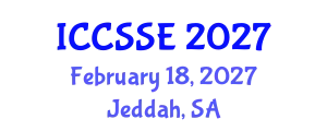 International Conference on Control Science and Systems Engineering (ICCSSE) February 18, 2027 - Jeddah, Saudi Arabia
