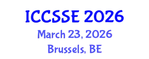 International Conference on Control Science and Systems Engineering (ICCSSE) March 23, 2026 - Brussels, Belgium