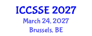 International Conference on Control Science and Systems Engineering (ICCSSE) March 24, 2027 - Brussels, Belgium
