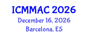 International Conference on Mathematical Modeling, Analysis and Computation (ICMMAC) December 16, 2026 - Barcelona, Spain