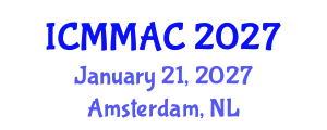International Conference on Mathematical Modeling, Analysis and Computation (ICMMAC) January 21, 2027 - Amsterdam, Netherlands