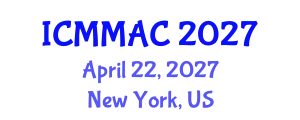International Conference on Mathematical Modeling, Analysis and Computation (ICMMAC) April 22, 2027 - New York, United States