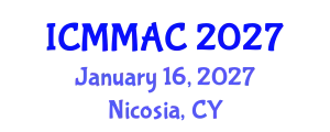 International Conference on Mathematical Modeling, Analysis and Computation (ICMMAC) January 16, 2027 - Nicosia, Cyprus