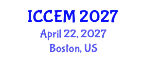International Conference on Construction Engineering and Management (ICCEM) April 22, 2027 - Boston, United States