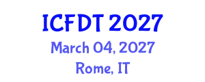 International Conference on Fluid Dynamics and Thermodynamics (ICFDT) March 04, 2027 - Rome, Italy