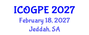 International Conference on Oil, Gas and Petrochemical Engineering (ICOGPE) February 18, 2027 - Jeddah, Saudi Arabia