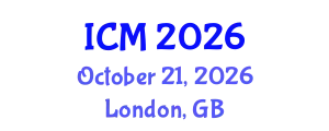 International Conference on Mathematics (ICM) October 21, 2026 - London, United Kingdom