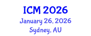 International Conference on Mathematics (ICM) January 26, 2026 - Sydney, Australia