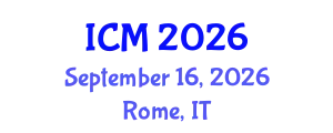 International Conference on Mathematics (ICM) September 16, 2026 - Rome, Italy
