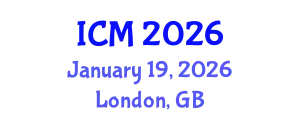 International Conference on Mathematics (ICM) January 19, 2026 - London, United Kingdom