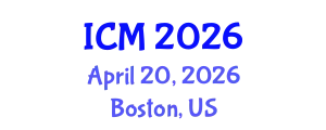 International Conference on Mathematics (ICM) April 20, 2026 - Boston, United States
