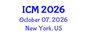 International Conference on Mathematics (ICM) October 07, 2026 - New York, United States