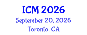 International Conference on Mathematics (ICM) September 20, 2026 - Toronto, Canada