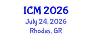 International Conference on Mathematics (ICM) July 24, 2026 - Rhodes, Greece