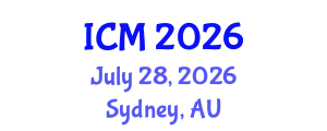 International Conference on Mathematics (ICM) July 28, 2026 - Sydney, Australia