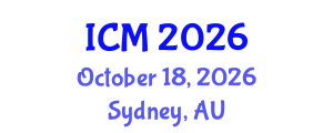 International Conference on Mathematics (ICM) October 18, 2026 - Sydney, Australia