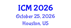 International Conference on Mathematics (ICM) October 25, 2026 - Houston, United States