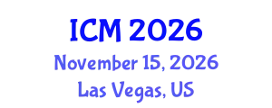 International Conference on Mathematics (ICM) November 15, 2026 - Las Vegas, United States