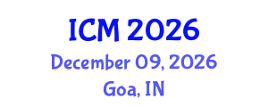 International Conference on Mathematics (ICM) December 09, 2026 - Goa, India