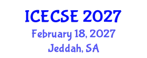 International Conference on Electrical, Computer and Systems Engineering (ICECSE) February 18, 2027 - Jeddah, Saudi Arabia