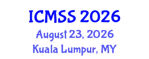 International Conference on Mathematical and Statistical Sciences (ICMSS) August 23, 2026 - Kuala Lumpur, Malaysia