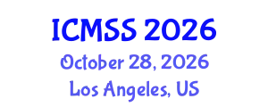 International Conference on Mathematical and Statistical Sciences (ICMSS) October 28, 2026 - Los Angeles, United States