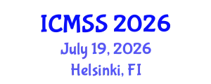International Conference on Mathematical and Statistical Sciences (ICMSS) July 19, 2026 - Helsinki, Finland