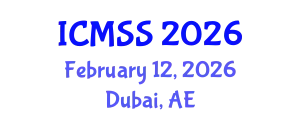 International Conference on Mathematical and Statistical Sciences (ICMSS) February 12, 2026 - Dubai, United Arab Emirates