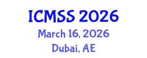 International Conference on Mathematical and Statistical Sciences (ICMSS) March 16, 2026 - Dubai, United Arab Emirates