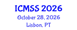 International Conference on Mathematical and Statistical Sciences (ICMSS) October 28, 2026 - Lisbon, Portugal
