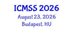 International Conference on Mathematical and Statistical Sciences (ICMSS) August 23, 2026 - Budapest, Hungary